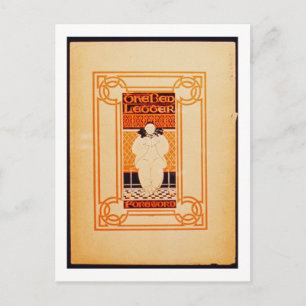 Frontispiece für 'One Red Letter' (Color Litho) Postkarte