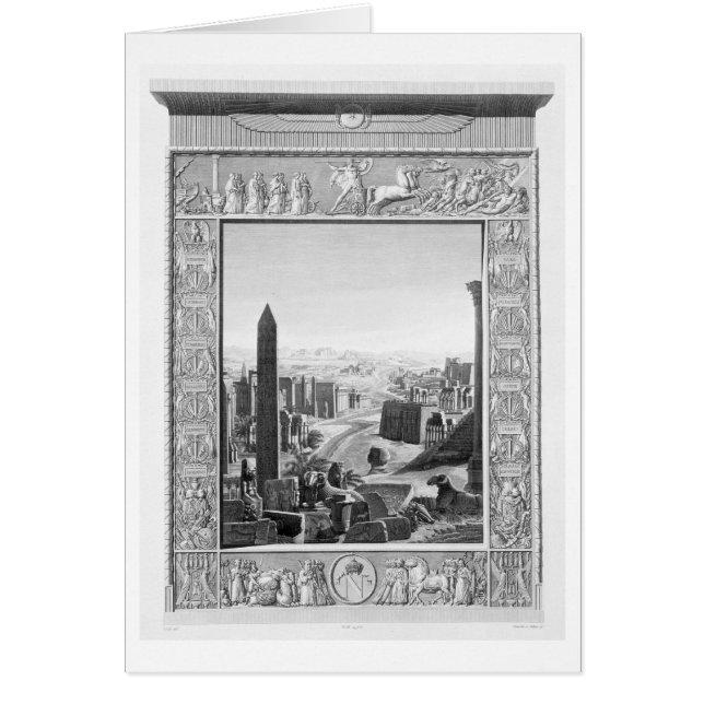 Frontispiece in Band 1 der `Beschreibung von Eg (Vorne)