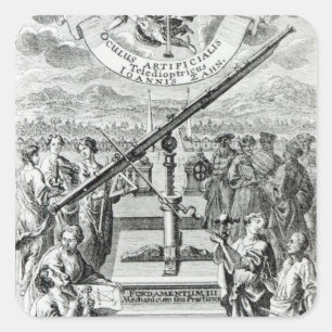 Frontispiece 'Oculus Artificialis Quadratischer Aufkleber