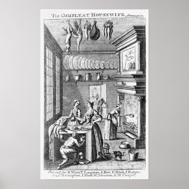 Frontispiece of 'The Compleat Housefrau' Poster (Vorne)