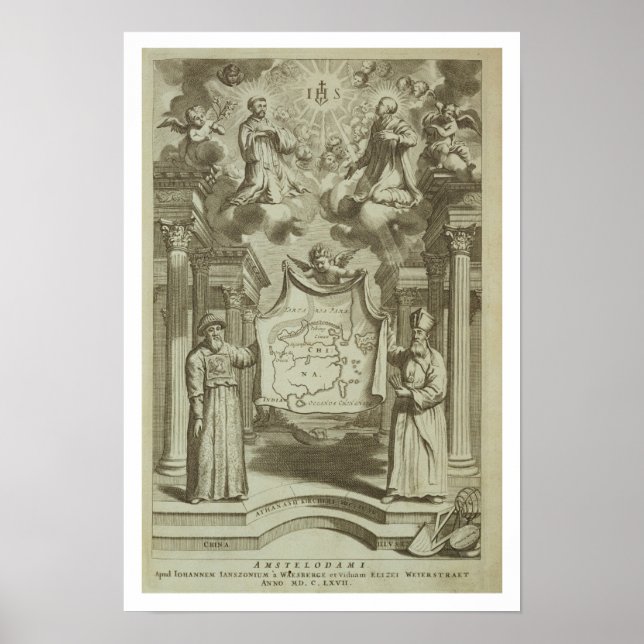 Frontispiece to 'China Illustriert' by Athanasius Poster (Vorne)