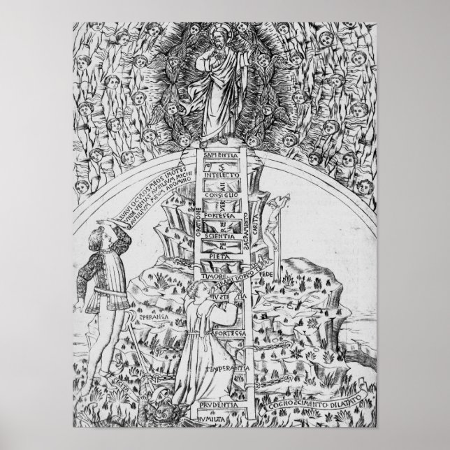 Frontispiece to 'Il Monte Sancto di Dio', 1477 Poster (Vorne)