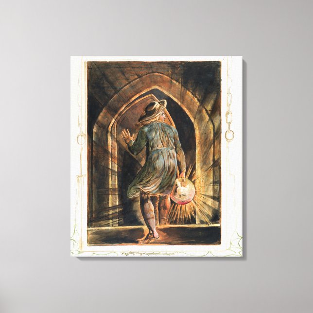 Frontispiece to 'Jerusalem' (Bentley Copy E) 1804- Leinwanddruck (Vorderseite)