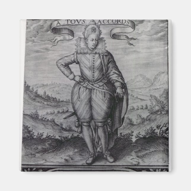 Frontispiece to 'Les Hermaphrodites' Magnet (Vorne)