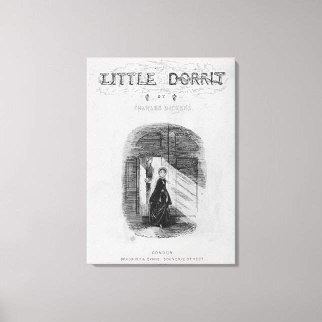 Frontispiece to 'Little Dorrit' von Charles Leinwanddruck (Vorderseite)