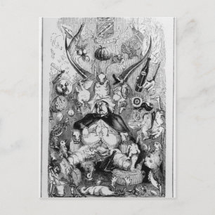 Frontispiece to 'Memoirs of a Stomach' Postkarte
