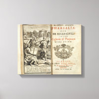 Frontispiece to "Pharsalia"