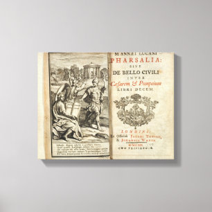 Frontispiece to "Pharsalia" Leinwanddruck