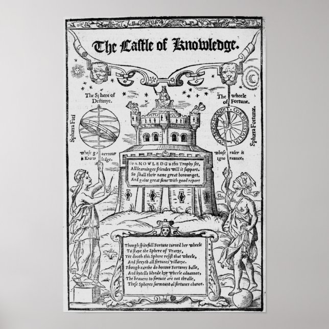 Frontispiece to 'The Castle of Knowledge' Poster (Vorne)