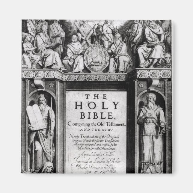 Frontispiece to 'The Heilige Bibel' Magnet (Vorne)