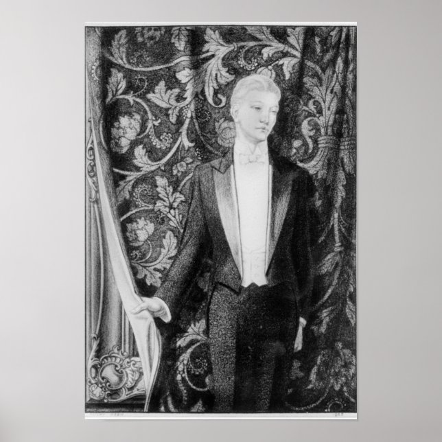 Frontispiece to 'The Picture of Dorian Gray' Poster (Vorne)