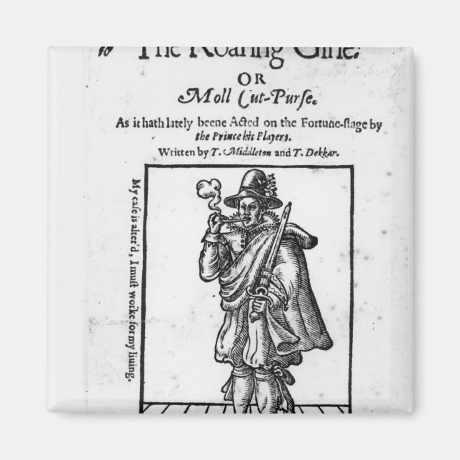 Frontispiece to 'The Roaring Girle' Magnet (Vorne)