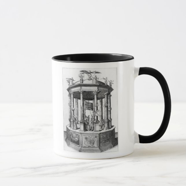 Frontispiz 'der Rudolphine Tabellen Tasse (Rechts)