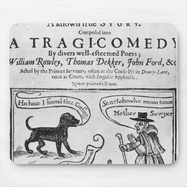 Frontispiz "die Hexe von Edmonton Mousepad (Vorne)