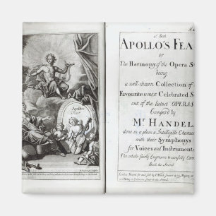 Frontispiz für Apollos Fest, c.1734 Magnet