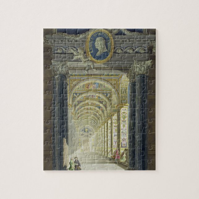 Frontispiz mit einem Medaillonporträt von RAPHAEL (Vertikal)