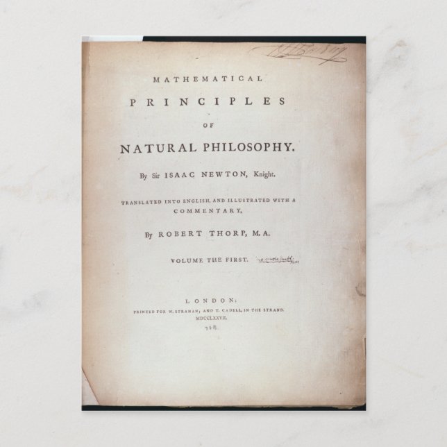 Frontispiz nach Band I Postkarte (Vorderseite)