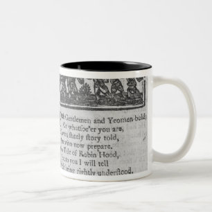 Frontispiz und Abkantlinien Zweifarbige Tasse