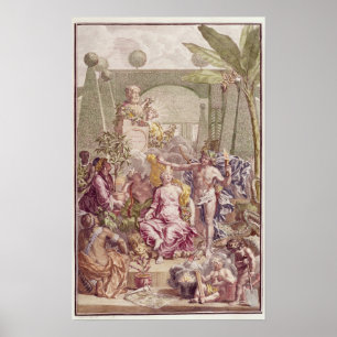 Frontispiz von "Hortus Cliffortianus" durch Karl Poster