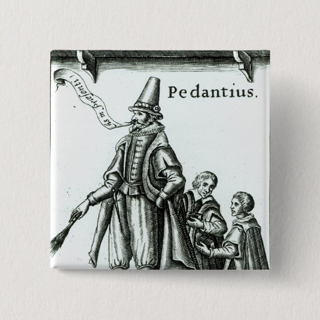 Frontispiz von 'Pedantius Button (Vorderseite)