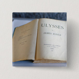 Frontispiz von "Ulysses" durch James Joyce Button