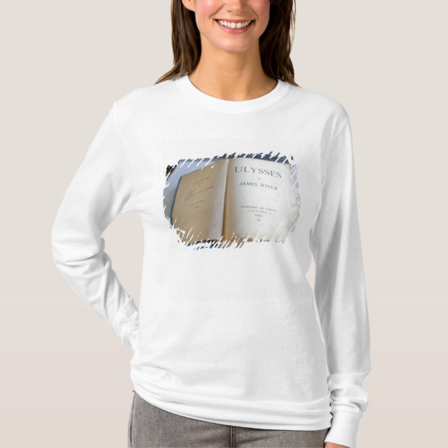 Frontispiz von "Ulysses" durch James Joyce T-Shirt (Vorderseite)