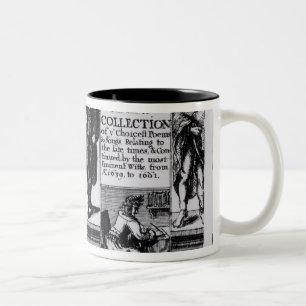 Frontispiz zu 'einer genauen Sammlung von Zweifarbige Tasse