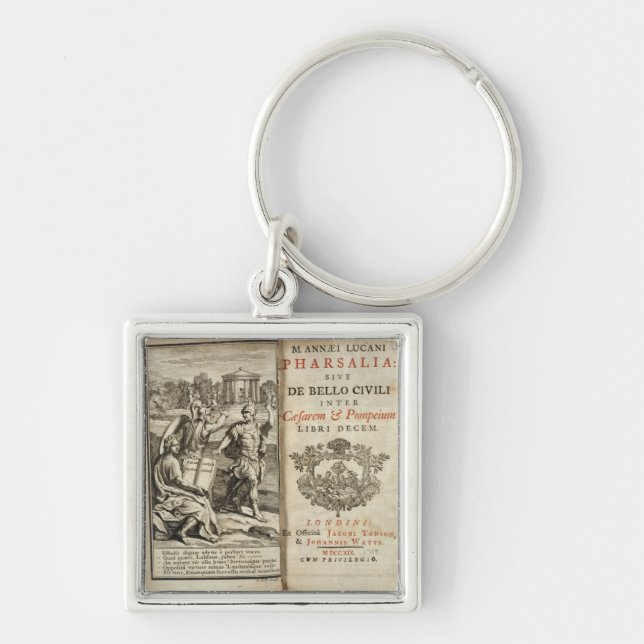 Frontispiz zu 'Pharsalia Schlüsselanhänger (Vorne)