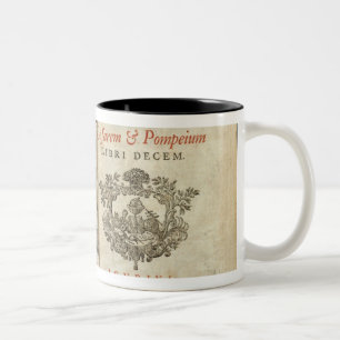 Frontispiz zu 'Pharsalia Zweifarbige Tasse