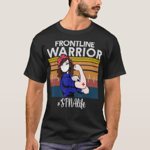 Frontkrieger STNA-Staat getestet Krankenpflege T-Shirt