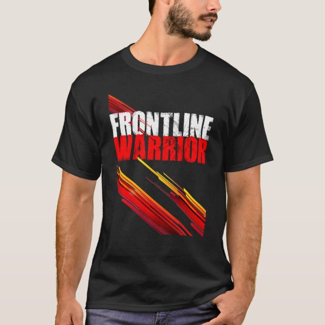 Frontline Warrior Stylish T-Shirt (Vorderseite)