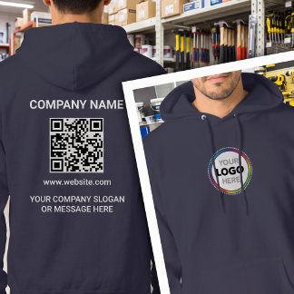Frontlogo - Kontaktinformationen des Unternehmens Hoodie