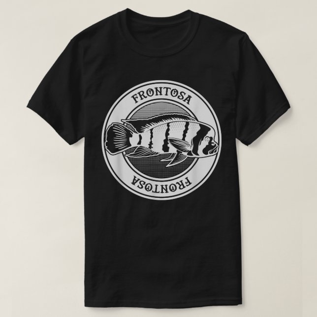 Frontosa Lake Tanganyika South African Cichlid Fis T-Shirt (Design vorne)