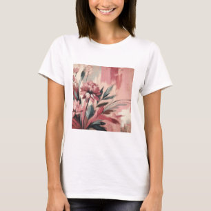 Frorales farbiges Frauenhemd T-Shirt