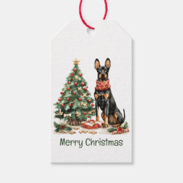 Frory Christmas Dobermann Hunde Geschenkanhänger
