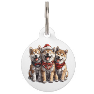 Frory Christmas Shiba Inu Hunde Haustiermarke