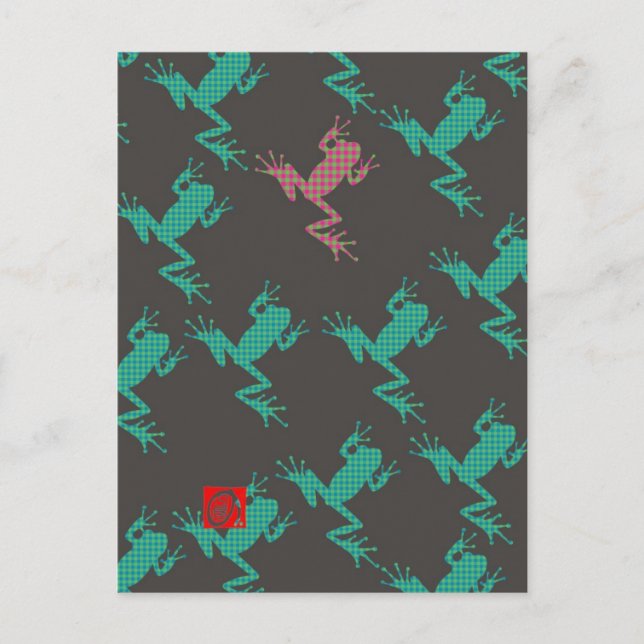 Frosch7 Postkarte (Vorderseite)