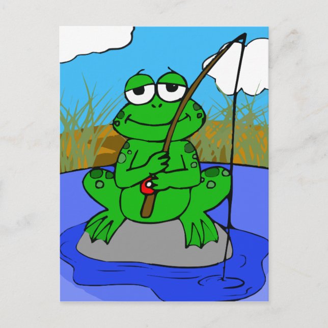 Frosch-29 Postkarte (Vorderseite)