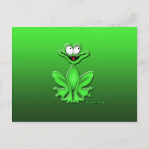 Frosch 2 postkarte