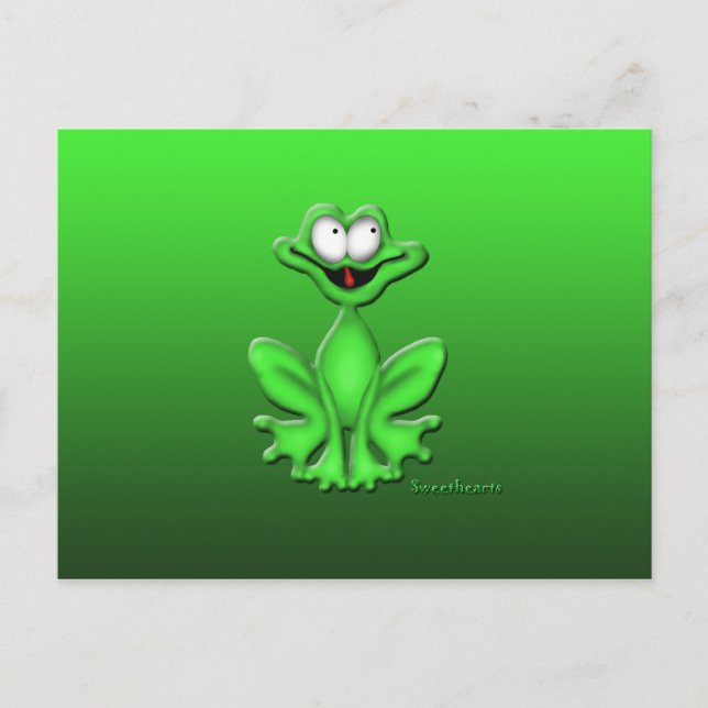 Frosch 2 postkarte (Vorderseite)