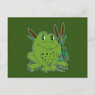 Frosch 3 postkarte