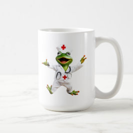 Frosch 6 Krankenschwester, Frosch, Medik, Toad, Ai Kaffeetasse