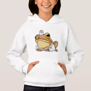 Frosch als Doktor mit Doctor's Coat Hoodie