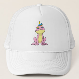 Frosch als Einhorn Truckerkappe