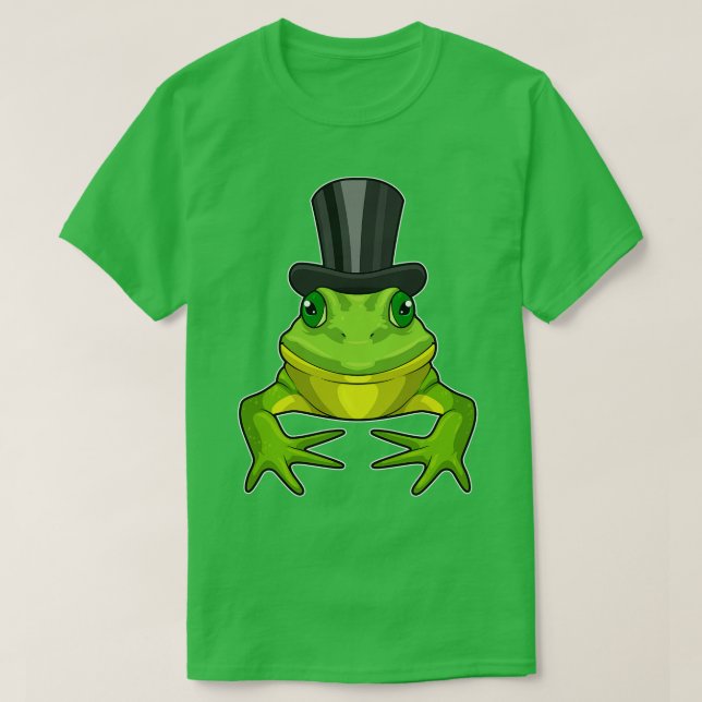 Frosch als Gentleman mit Top Hut (Design vorne)