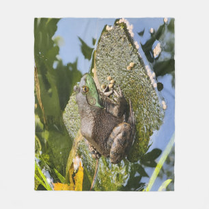 Frosch - alter Knacker Fleecedecke