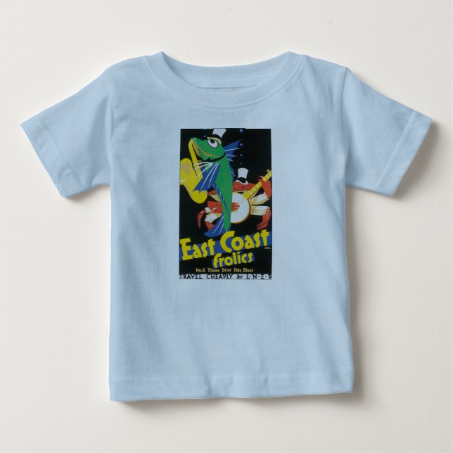 Frosch an der Ostküste Baby T-shirt (Vorderseite)