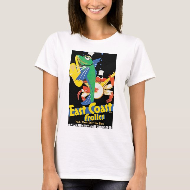 Frosch an der Ostküste T-Shirt (Vorderseite)