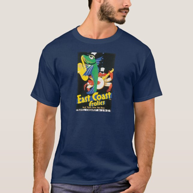 Frosch an der Ostküste T-Shirt (Vorderseite)
