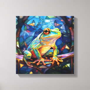 Frosch Art Leinwand Art